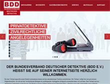 Tablet Screenshot of bdd.de